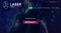 Desktop Screenshot of laserarenaolomouc.cz